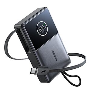 10000mAh JOYROOM 22.5W Retractable Power Bank $10.50 