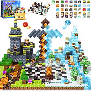 [Prime] 144-Piece Kidiyee Magnetic Building Blocks (Mine Magnet World Chess Set) $16.49 + Free Shipping