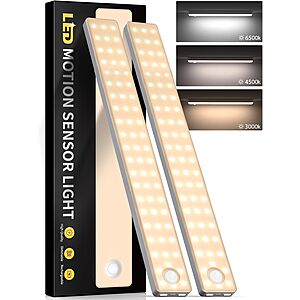 2-pk 13" Auxoda LED Under Cabinet Lighting $9 