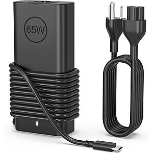 65W BAJ USB C Laptop Charger Compatible with Dell Latitude Models (Various) or on