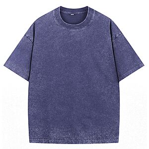 NITAGUT Men's Oversized Solid Basic Cotton T-Shirts $7.49 + Free Shipping w/ Prime or on $35+