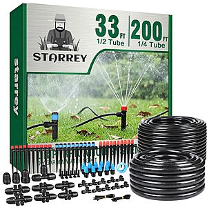 Prime Members: 233' Starrey Drip Irrigation Garden Watering System $26.05 + Free S&H