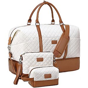 Stuery Women's Duffel Bag W/ Shoe Compartment