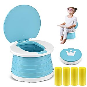 [Prime] VISATOR Portable Foldable Travel Potty Seat for Toddler $9.49 + Free Shipping
