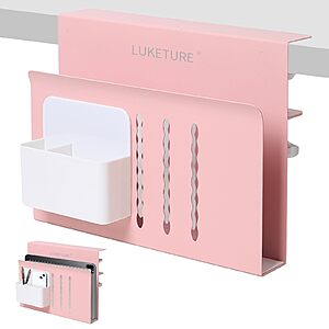 11.8" LUKETURE Clamp-On Desk Side Storage Organizer w/ Pen Holder $10.44 + Free Shipping w/ Prime or on $35+