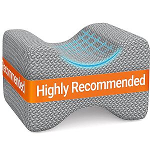 BlissTrends Memory Foam Knee Pillow for Side Sleepers