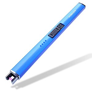 FUKKUDA USB Rechargeable Electric Candle Lighter (Sapphire Blue)