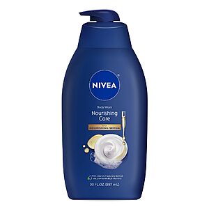 30-Oz NIVEA Nourishing Care Body Wash w/ Nourishing Serum 2 for $9.55 w/ S&S