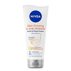 6.7-Oz NIVEA Skin Firming & Anti-Wrinkle Neck & Chest Cream w/ Q10 & Creatine $3.60 w/ S&S