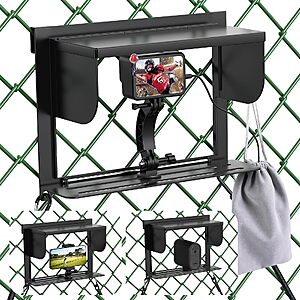 LC-dolida Foldable Phone Fence Mount w/ Sunshade $10.44 + Free Shipping w/ Prime or on $35+