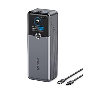 SIXTHGU PowerTower P1 20,000mAh 140W 3-Port Laptop Power Bank (Various) $36.99 + Free Shipping