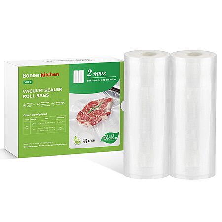 Over 60% Off Bonsenkitchen Vacuum Sealer Bags!
