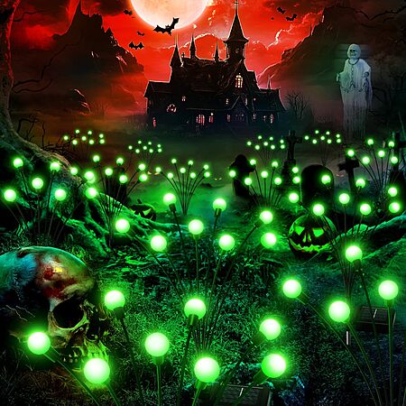 [Prime] 6-Pack LETMY 48 LED Swaying Solar Lights Outdoor (Green) $13.49 + Free Shipping