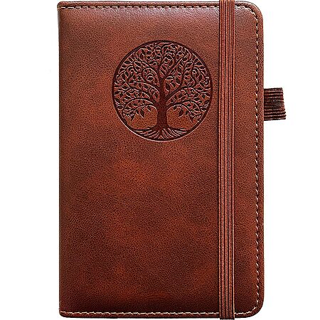 [Prime] BIYUNRO Mini Leather Pocket Journal Notebook (Wood or Green) $3.03 + Free Shipping
