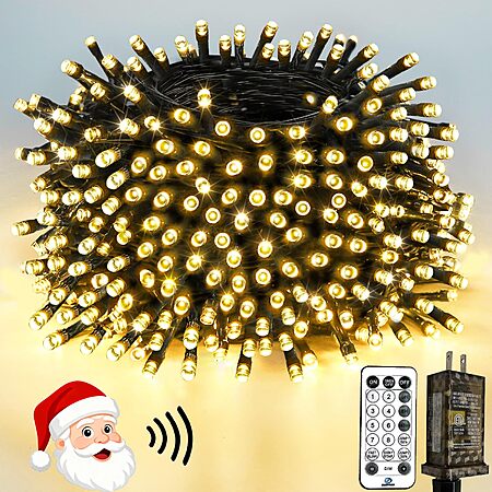 132 FT 400 LED EEW Voice Controlled LED Christmas String Lights $10.88 + Free Shipping w/ Prime or on $35+
