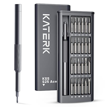 Katerk 25-in-1 Precision Screwdriver Set Kit $4.93 + Free Shipping w/ Prime or on $35+