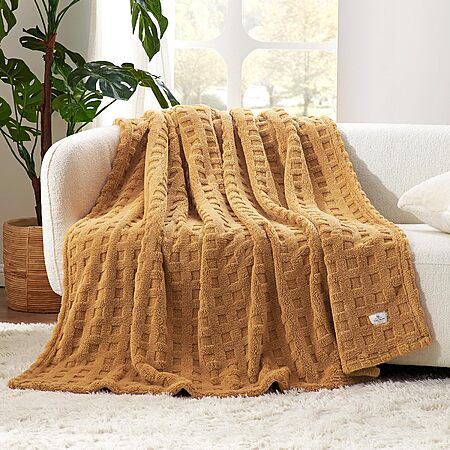 [Prime] Cozy Bliss Ultra Soft Waffle Throw Blanket (Various Sizes & Colors) from $6.99 + Free Shipping