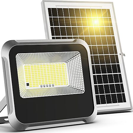 Engrepo 3000LM Solar Waterproof Dusk to Dawn Outdoor Flood Light (10000mAh, IP65) $35.99 + Free Shipping