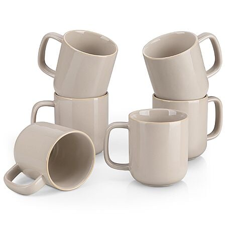 6-Pack 16-Oz vancasso Ceramic Coffee Mugs Set w/ Handle $15.99 + Free Shipping w/ Prime or on $35+