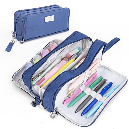 Four Candies 3-Compartment Large Pencil Case w/ Removable Handle $5.99 + Free Shipping w/ Prime or on $35+