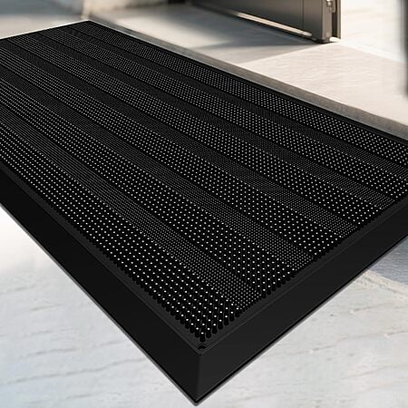 17" x 36" Mibao Front Entrance All Season Non-Slip Rubber Welcome Door Mat (Black) $11.39 + Free Shipping w/ Prime or on $35+