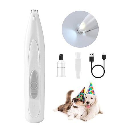 FURBONA Dog & Pet Rechargeable Paw Trimmer w/ LED Light $4.99 + Free Shipping w/ Prime or on $35+