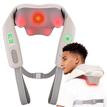 [Prime] Heycool Cordless Neck and Shoulder Massager w/ Heat (HY-6G2-2) $19.99 + Free Shipping