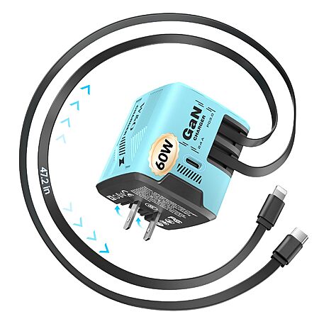 50% Off W & O 3-in-1 Phone Charger!