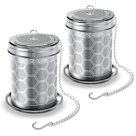 50% Off 2-Pack Stainless Steel Tea Strainers!