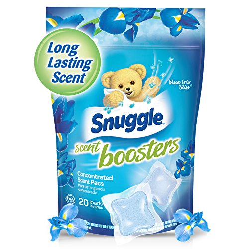 Snuggle Laundry Scent Boosters Concentrated Scent Pacs, Blue Iris Bliss, Pouch, 20 Count [Blue Iris Bliss] $3.05