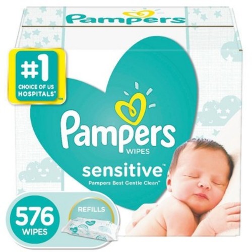 pampers sensitive wipes 336 count