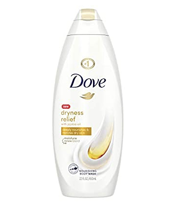 22 oz Dove Body Wash For Dry Skin Dryness Relief With Authentic Jojoba Oil $4.74