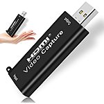USBNOVEL HDMI to USB Audio Video 1080P Capture Card $9 + S&amp;H | Sold by USBNovel Direct via Amazon