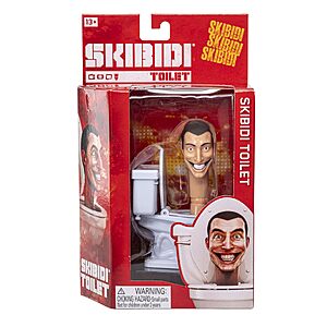 SKIBIDI Toilet Deluxe Figure - Series 2, 6" Collectible Figure Toilet $12.59+free ship/prime.