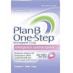 PSA: Levonorgestrel (&quot;Plan B&quot;) emergency contraceptive $0