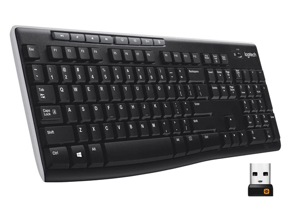 Logitech K270 Wireless Keyboard $15 + FS with Prime at Woot