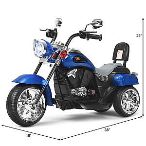 Costway 3 Wheel Kids 6V Ride On Motorcycle $89.99 + FS