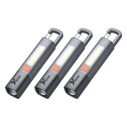 3 Pack Rechargeable Multifunctional Flashlight $8.98 or Less + Free Shipping to Store $7.99