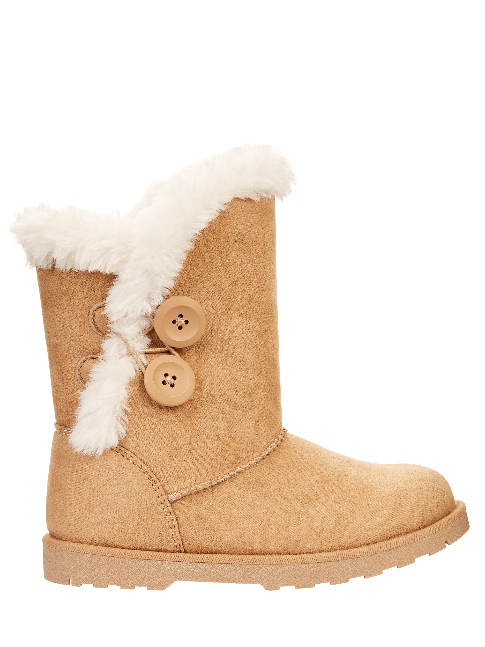 CALISTOGA - Calistoga Vegan Suede Faux Fur Mid Calf Boots (Little Girls/Big Girls)  $5 + FS with $35