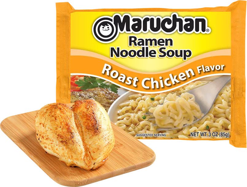 (24 Packs) Maruchan Roast Chicken Instant Ramen, 3 oz $5.76 + FS with $35