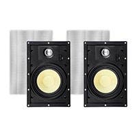 Monoprice Caliber Snap Lock In-Wall Speakers, 6.5in Fiber 2-Way (pair): $35 + Free Shipping