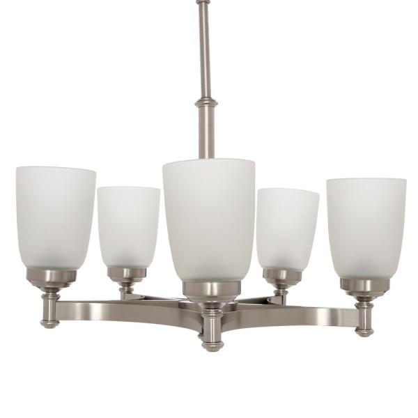 Hampton Bay  5-Light Chandeliers @ Home Deport $49 + Free Shipping or Pickup