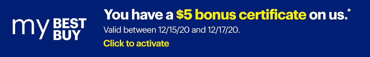 Best Buy $5 Bonus Certificate Email-YMMV