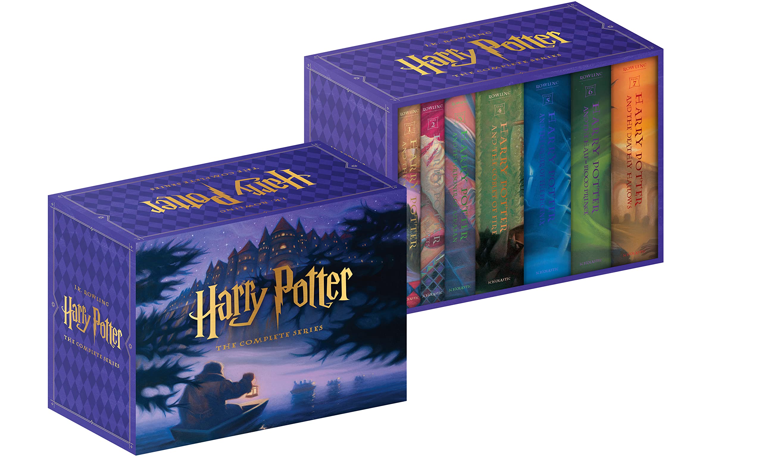 Harry Potter Boxed Set: Books 1-7 (Slipcase), Harcover $128.42, Paperback $45.44