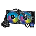 ARCTIC Liquid Freezer II 280 A-RGB - Multi-Compatible All-in-one CPU AIO Water Cooler with A-RGB $92.65