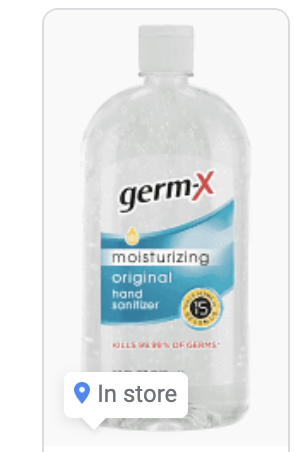 Germ X hand sanitizer various sizes. 32 OZ 4 pack (128 FL OZ) $24.26