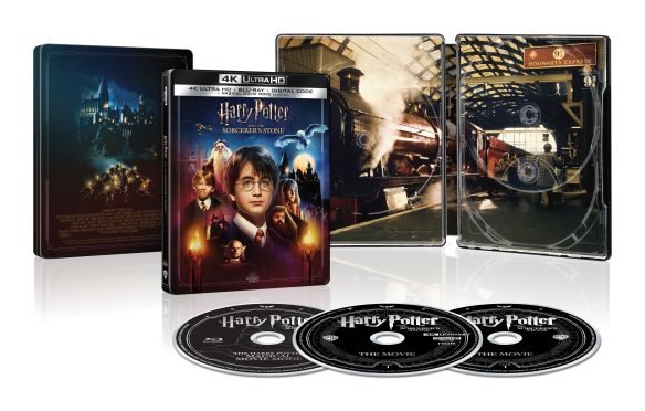 Harry Potter and the Sorcerer's Stone SteelBook 4K Ultra HD Blu-ray - Best Buy $13.99