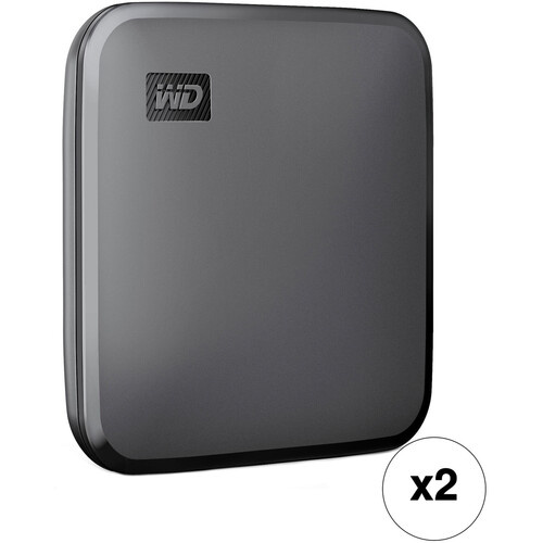 WD 2TB Elements SE Portable SSD (2-Pack) - BH Photo $299