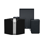 Bluesound Powernode + Duo 2.1 Speaker System (Black) - Bluesound Outlet $499 New or $399 Recertified