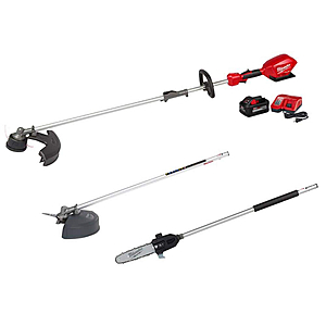 Milwaukee M18 FUEL String Trimmer Kit w/ 8Ah Battery, Brush Cutter & Pole Saw $389 + Free Shipping